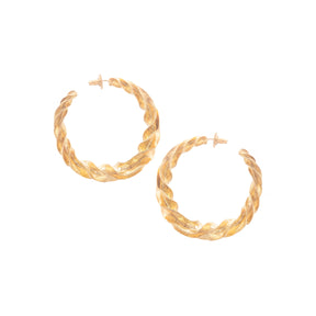 Twirl Hoops | Gold