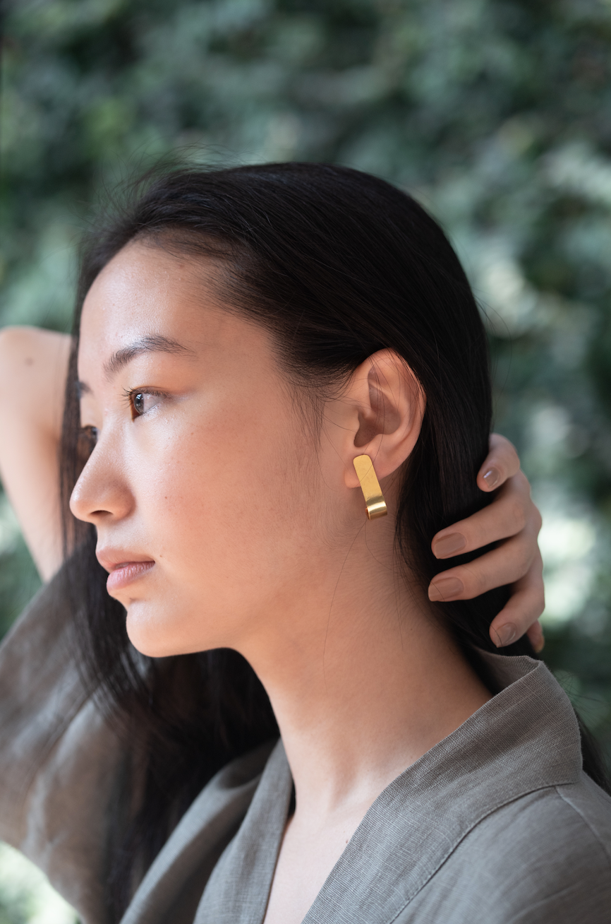 Asha Earrings | Gold