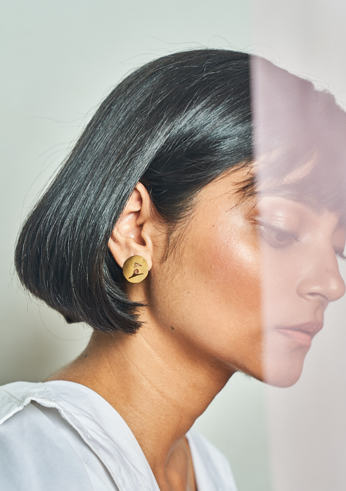 Badaal Cut out Studs | Gold
